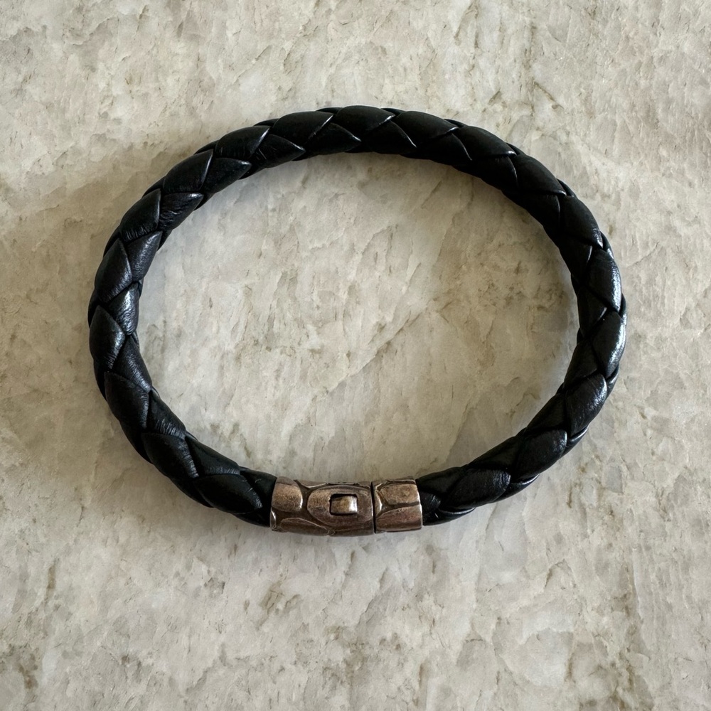 David Yurman Men’s Black Rope Bracelet